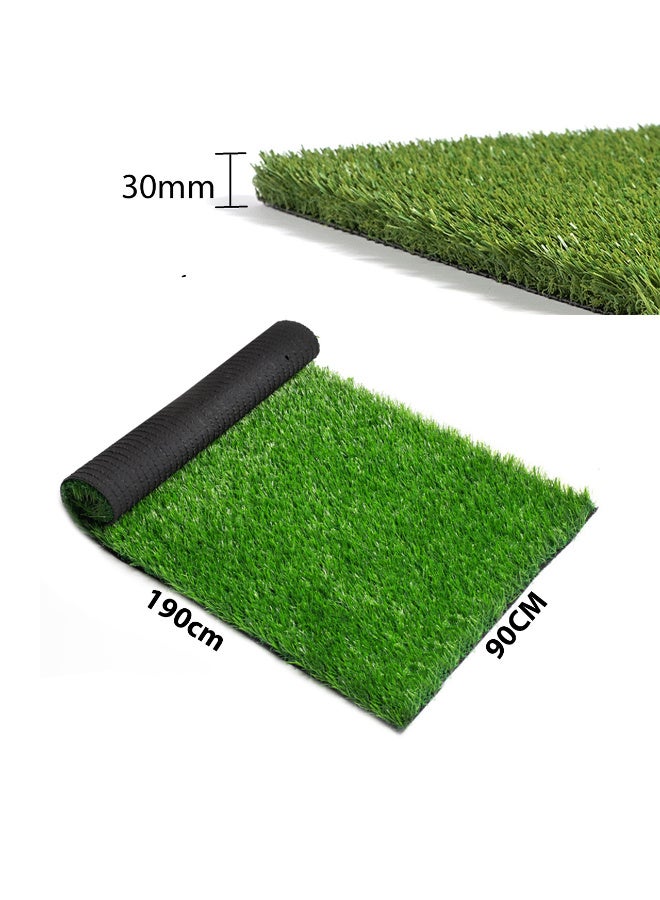 عشب صناعي طبيعي أخضر 190 × 90 سم - Image 1